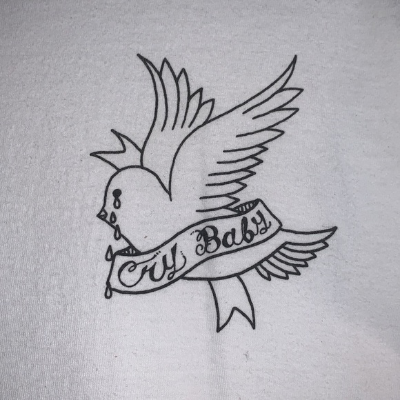 LIL PEEP CRY BABY OFFICIAL T-SHIRT - Picture 2 of 5